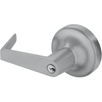 Image for Yale 689 Paracentric Keyway Exit Device Lever Handle Outside Trim (Painted Aluminum) from HD Supply