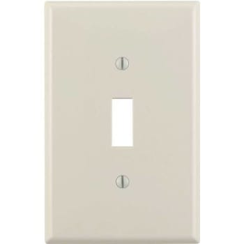 Image for Leviton 1-Gang Midway Toggle Nylon Wall Plate Light (Almond) from HD Supply