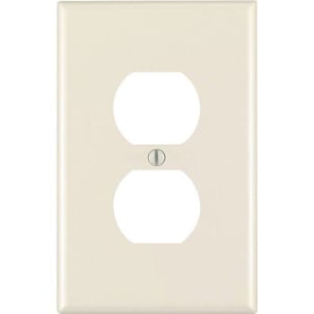 Image for Leviton 1-Gang Midway Duplex Outlet Nylon Wall Plate Light (Almond) from HD Supply
