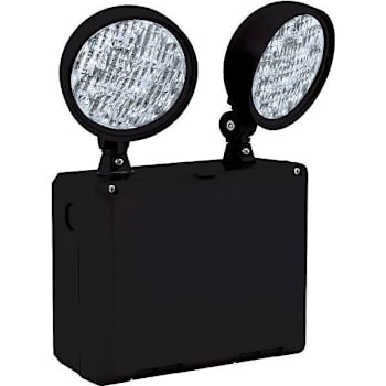 Image for Compass Cu2w 3.75 W Integrated LED Black Wet Location Emergency Light from HD Supply