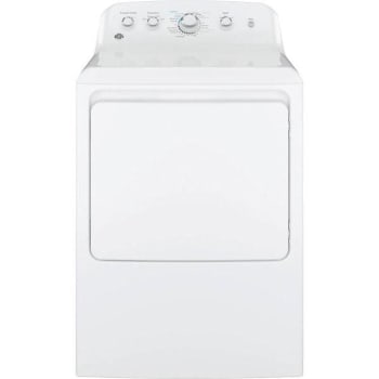 Ge 7.2 Cu. ' White Electric Vented Dryer With Wrinkle Care