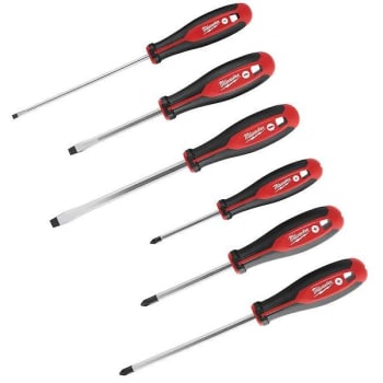 Image for Milwaukee 6-Piece Screwdriver Set from HD Supply