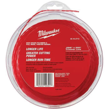 Image for Milwaukee 0.095 In. X 250 Ft. Trimmer Line from HD Supply