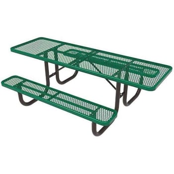 Image for Everest 8 Ft. Green Double-Sided ADA Heavy-Duty Picnic Table from HD Supply