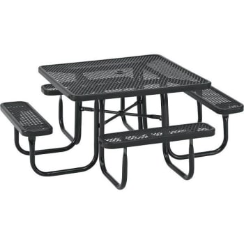 Image for Everest 46 In. Black Square Picnic Table from HD Supply