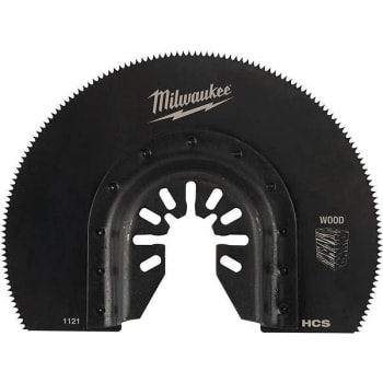 Milwaukee 3-1/2 in. High Carbon Steel Oscillating Blade For Wood Cutting Multi-Tool