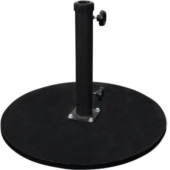 Image for California Umbrella 95 Lb. Black Cast Iron Round Patio Umbrella Base from HD Supply