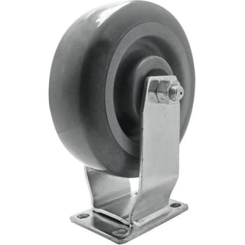 Image for Snap-Loc Super-Duty 6 In. Steel Fixed Plate Caster W/ 450 Lb. Load Rating from HD Supply
