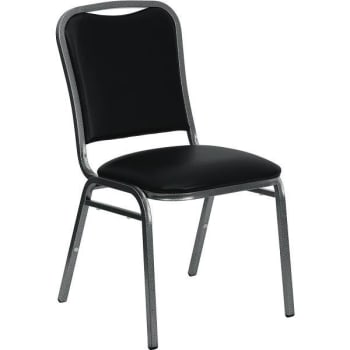 Carnegy Avenue Vinyl Banquet Chair (Black)