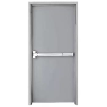 Armor Door 36 In. X 80 In. Fire-Rated Steel Commercial Door W/ Panic Bar And Adjustable Frame