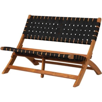 Image for Patio Sense Sava Folding Wooden Indoor/Outdoor Bench from HD Supply