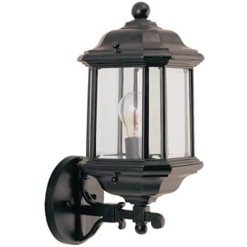 Image for Generation Lighting Kent 1-Light Outdoor Wall Lantern Sconce (Black) from HD Supply