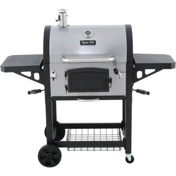 Dyna-Glo Heavy-Duty Large Charcoal Grill (Black/Stainless Steel)