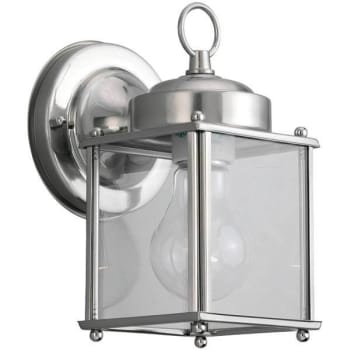 Image for Generation Lighting New Castle 1-Light Outdoor Wall Sconce (Antique Nickel) from HD Supply