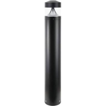 Solus Blk Led Landscape Bollard Light W/ Surface Mount Aluminum Construction