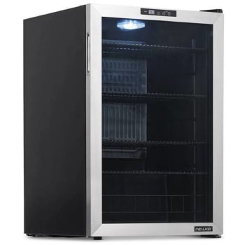 Newair 21 In. 160-Can Freestanding Cooler W/ Splitshelf And Digital Thermostat