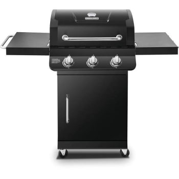 Image for Dyna-Glo Premier 3-Burner Propane Gas Grill w/ Folding Side Tables (Black) from HD Supply