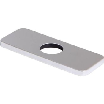 Image for Speakman Sensorflo 4 In. Brass Faucet Deck Plate (Polished Chrome) from HD Supply
