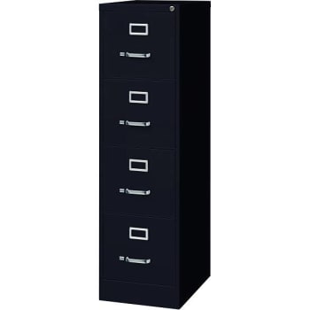 File Cabinet 15W 4-Drawer 22 (Black)