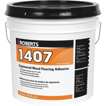 Image for Roberts 1407 4 Gal. Engineered Wood Floring Adhesive from HD Supply