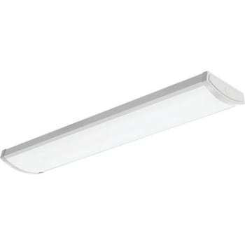 Lithonia Lighting 4'led Wraparound Light Fixture 40w 5000lm Dimmable 4000k