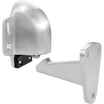 Image for Rockwood 3 In. X 3-3/8 In. Wall Holder Door Stop (Satin Chrome) from HD Supply