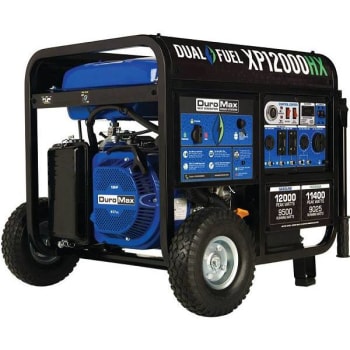 Image for Duromax 12000/9500w Dual Fuel Portable Generator W/ Co Alert Shutdown from HD Supply