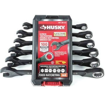 Husky 100-Position Double Ratcheting SAE Wrench Set