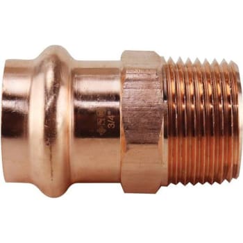 Image for Apollo 3/4 In. X 3/4 In. Copper Press X Mpt Male Adapter from HD Supply