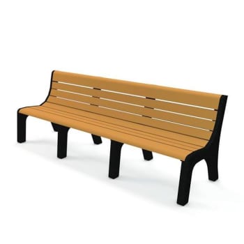 Image for Newport 8 Ft. Recycled Plastic Bench (Cedar) from HD Supply