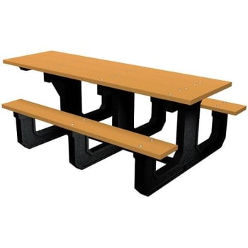 Image for Park Place 6 Ft. Cedar ADA Recycled Plastic Picnic Table from HD Supply