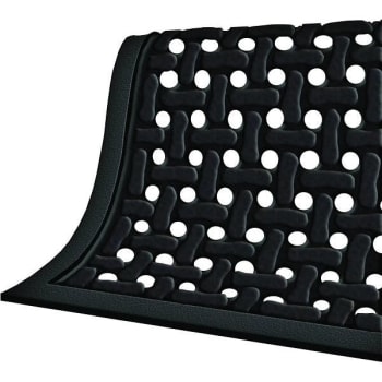 Image for M+a Matting Comfort Flow 34 In. X 109 In. Anti-Fatigue Mat (Black) from HD Supply