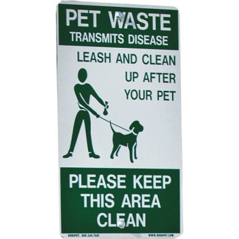 Image for Dogipot Aluminum On Leash Pet Sign (Sign Only) from HD Supply