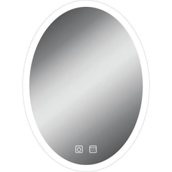 Image for Litex LED Bathroom Mirror with Defogger Night-Light and 2-Touch On/Off from HD Supply