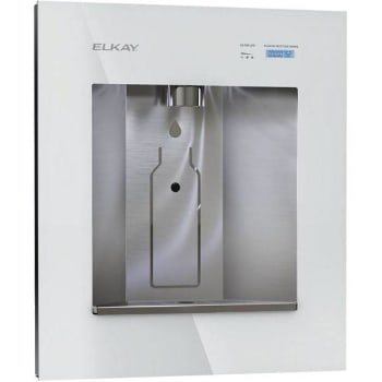 Image for Elkay Ezh2o Liv Filtered Fountain Dispenser W/ Remote Chiller (Aspen White) from HD Supply