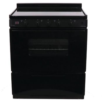 Image for Premier 30 In. 3.91 Cu. Ft. Black 4-Burner Smooth Top Electric Range / Power Cord Sold Separately from HD Supply