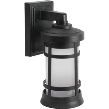 Image for Liteco Craftsman Style Outdoor Wall Mount Lantern (Black) from HD Supply