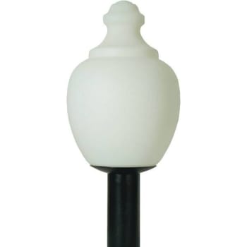 Image for Liteco Acorn Outdoor With Black Post Top Fitter (White) from HD Supply