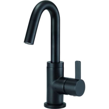 Image for Gerber Amalfi 1-Handle Bathroom Faucet 1.2 GPM 50/50 Touch Down Drain (Satin Black) from HD Supply