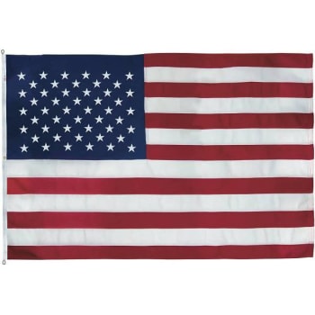 Perma-Nyl 8 Ft. X 12 Ft. Nylon Large Commercial United States Flag