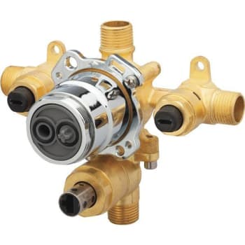 Image for Gerber Plumbing Treysta 1/2 in. x 1/2 in. Brass IPS/Sweat Inlets Rough-In Valve from HD Supply