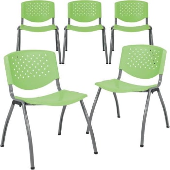 Image for Carnegy Avenue Plastic Stack Chairs (Green) from HD Supply