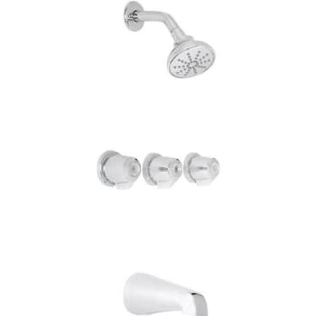 Image for Gerber Classics 3-Handle Tub and Showertrim Kit (Chrome) from HD Supply