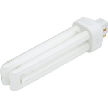 18W Quad Fluorescent Compact Bulb (3500K) (10-Pack)