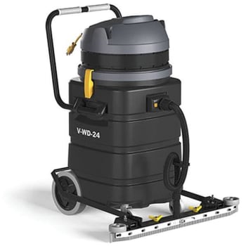 24 Gal. Wet/Dry Vacuum With Front Mount Squeegee