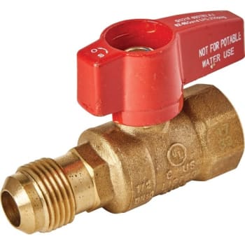 Image for Dormont 1/2 Od Flare X 1/2 Fip Gas Connector Shutoff Valve from HD Supply