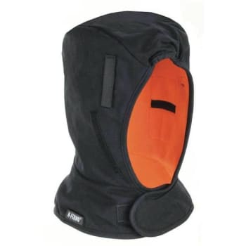 Ergodyne N-Ferno 6852 Shoulder Length Winter Hard Hat Liner (Black)