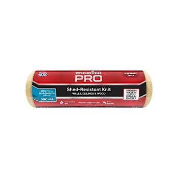 Image for Wooster 9 In. X 3/8 In. PRO Surpass Shed-Resistant Knit High-Density Fabric Roller Cover from HD Supply