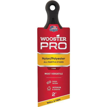 Image for Wooster 2 In. PRO Nylon/Polyester Short Handle Angle Sash Brush from HD Supply