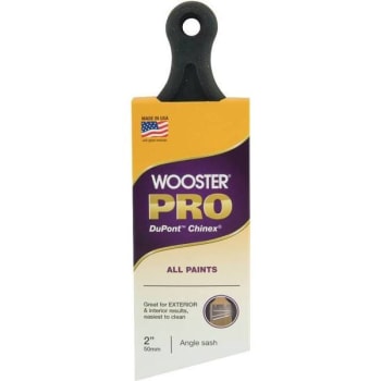 Image for Wooster 2 In. PRO Chinex Short Handle Angle Sash Brush from HD Supply